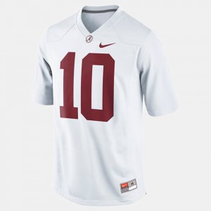 Youth(Kids) Roll Tide #10 Football A.J. McCarron college Jersey - White
