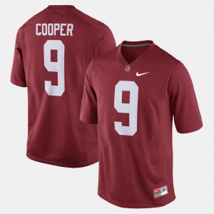Mens Alumni Football Game #9 Alabama Amari Cooper college Jersey - Crimson