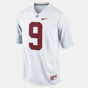 Men Alabama #9 Football Amari Cooper college Jersey - White