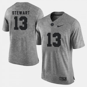 Men's Alabama Crimson Tide Gridiron Gray Limited #13 Gridiron Limited ArDarius Stewart college Jersey - Gray