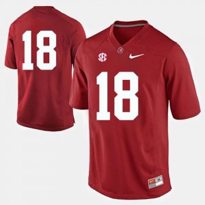 Men #18 Football Bama Cooper Bateman college Jersey - Red