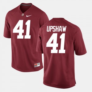 Men's Alumni Football Game #41 Bama Courtney Upshaw college Jersey - Crimson