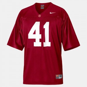 Kids #41 Football Alabama Crimson Tide Courtney Upshaw college Jersey - Red