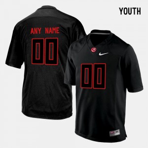 Youth(Kids) Limited Football Bama #00 college Custom Jersey - Black