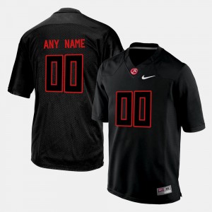 Mens Bama #00 Limited Football college Customized Jersey - Black
