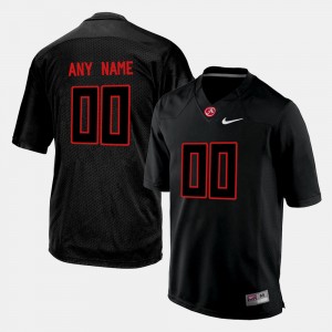Mens Bama #00 Limited Football college Customized Jersey - Black