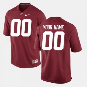 Mens Limited Football #00 Bama college Customized Jerseys - Crimson