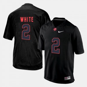 Men Alabama Crimson Tide #2 Silhouette DeAndrew White college Jersey - Black