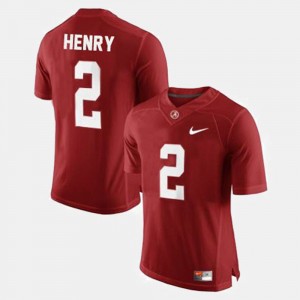 Youth(Kids) #2 Football Bama Derrick Henry college Jersey - Red