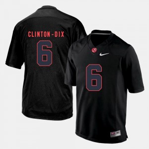 Mens Silhouette Alabama Roll Tide #6 Ha Ha Clinton-Dix college Jersey - Black