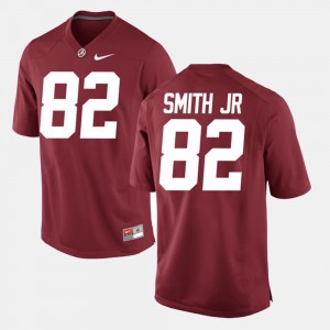 Men #82 Alabama Roll Tide Alumni Football Game Irv Smith Jr. college Jersey - Crimson