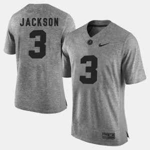 Men #3 Gridiron Gray Limited Gridiron Limited Roll Tide Kareem Jackson college Jersey - Gray