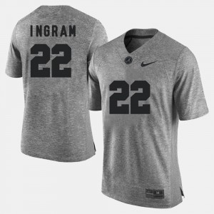 Mens Gridiron Gray Limited #22 Gridiron Limited Alabama Roll Tide Mark Ingram college Jersey - Gray