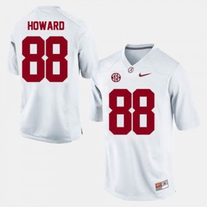 Mens Football #88 Roll Tide O.J. Howard college Jersey - White