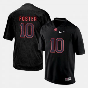 Men #10 Alabama Crimson Tide Silhouette Reuben Foster college Jersey - Black