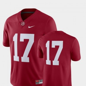 Men's Roll Tide 2018 Game #17 Football college Jersey - Crimson