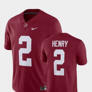 Men's Player Alumni Football Game #2 Alabama Crimson Tide Derrick Henry college Jersey - Crimson