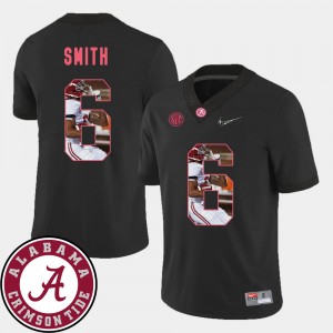 Men Football Pictorial Fashion Alabama Crimson Tide #6 DeVonta Smith college Jersey - Black