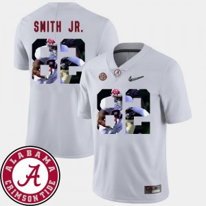 Men's Pictorial Fashion #82 Football Alabama Crimson Tide Irv Smith Jr. college Jersey - White