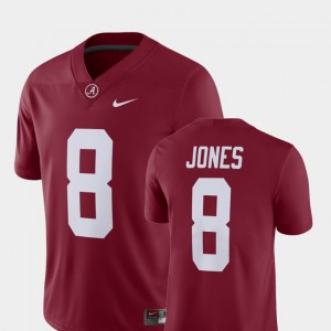 Men's Alumni Football Game #8 Player Roll Tide Julio Jones college Jersey - Crimson