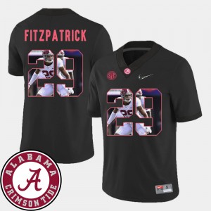 Men #29 Football Bama Pictorial Fashion Minkah Fitzpatrick college Jersey - Black