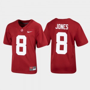 Youth Bama #8 Replica Alumni Football Julio Jones college Jersey - Crimson